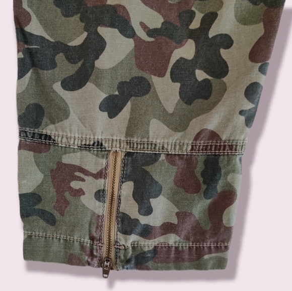 No Boundaries Green Camouflage Shorts Size Juniors 11 - Picture 3 of 9